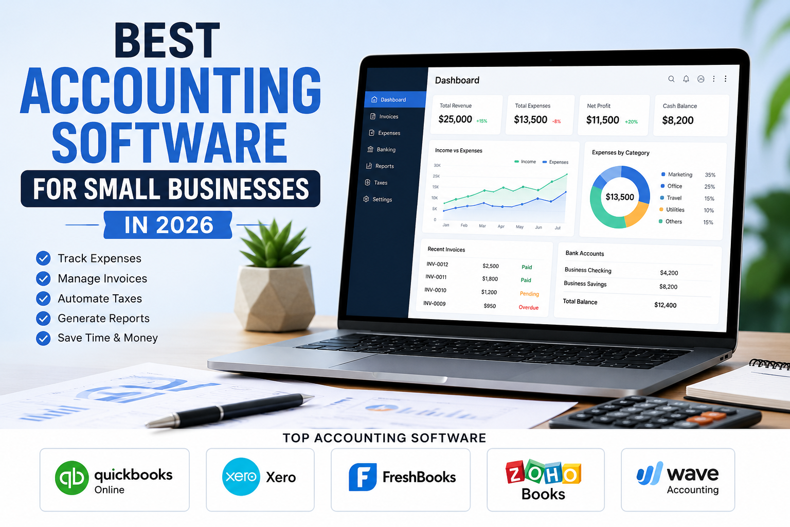 Best Accounting Software for Small Businesses in 2026