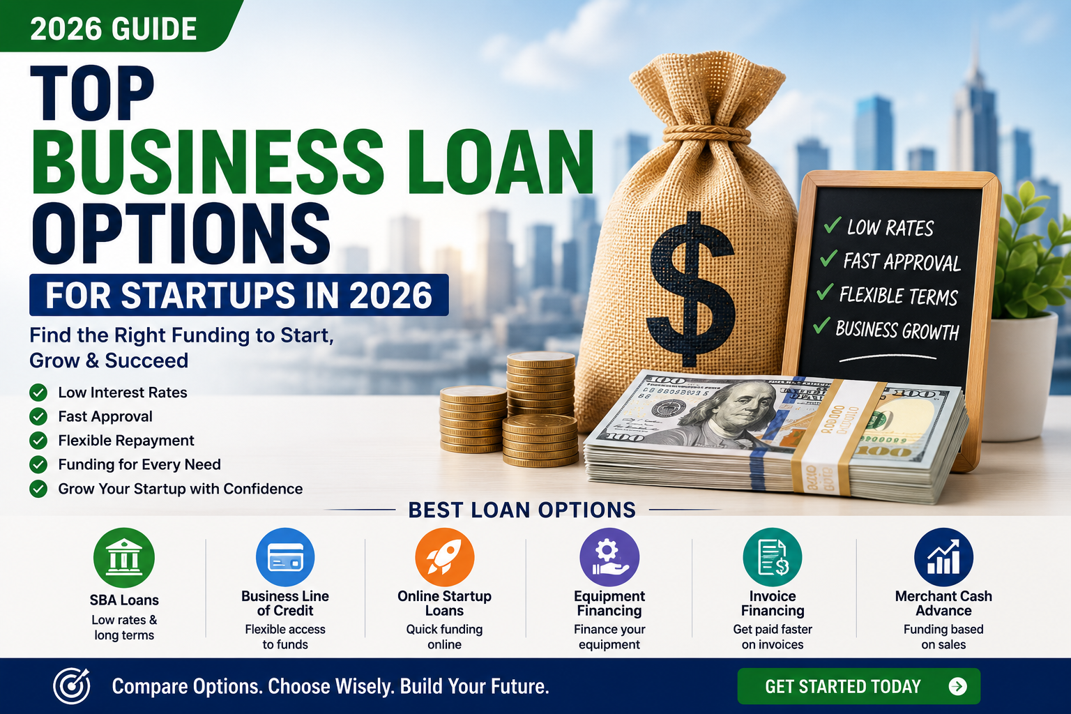 Top Business Loan Options for Startups in 2026